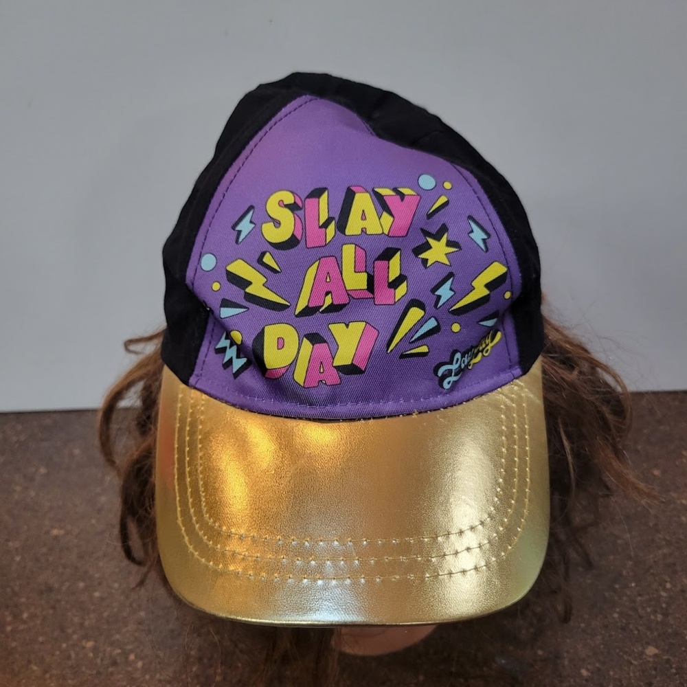 Nickelodeon LayLay Hat Cap Strap Back Slay All Day Graphic Youth TV Show Kids